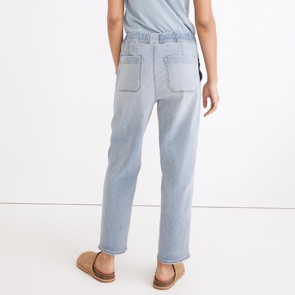 Madewell Pull On Relaxed Jeans ND644 Lisford Wash Small S blue - Picture 2 of 4